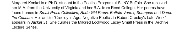 Margaret Konkol BIO
